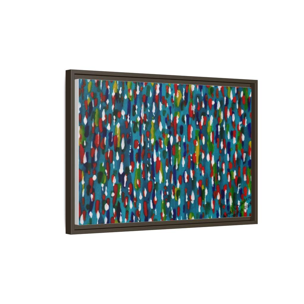 Colours Of The Soul Reflecting On Water by Ariel Chavarro Avila Matte Canvas Framed Art