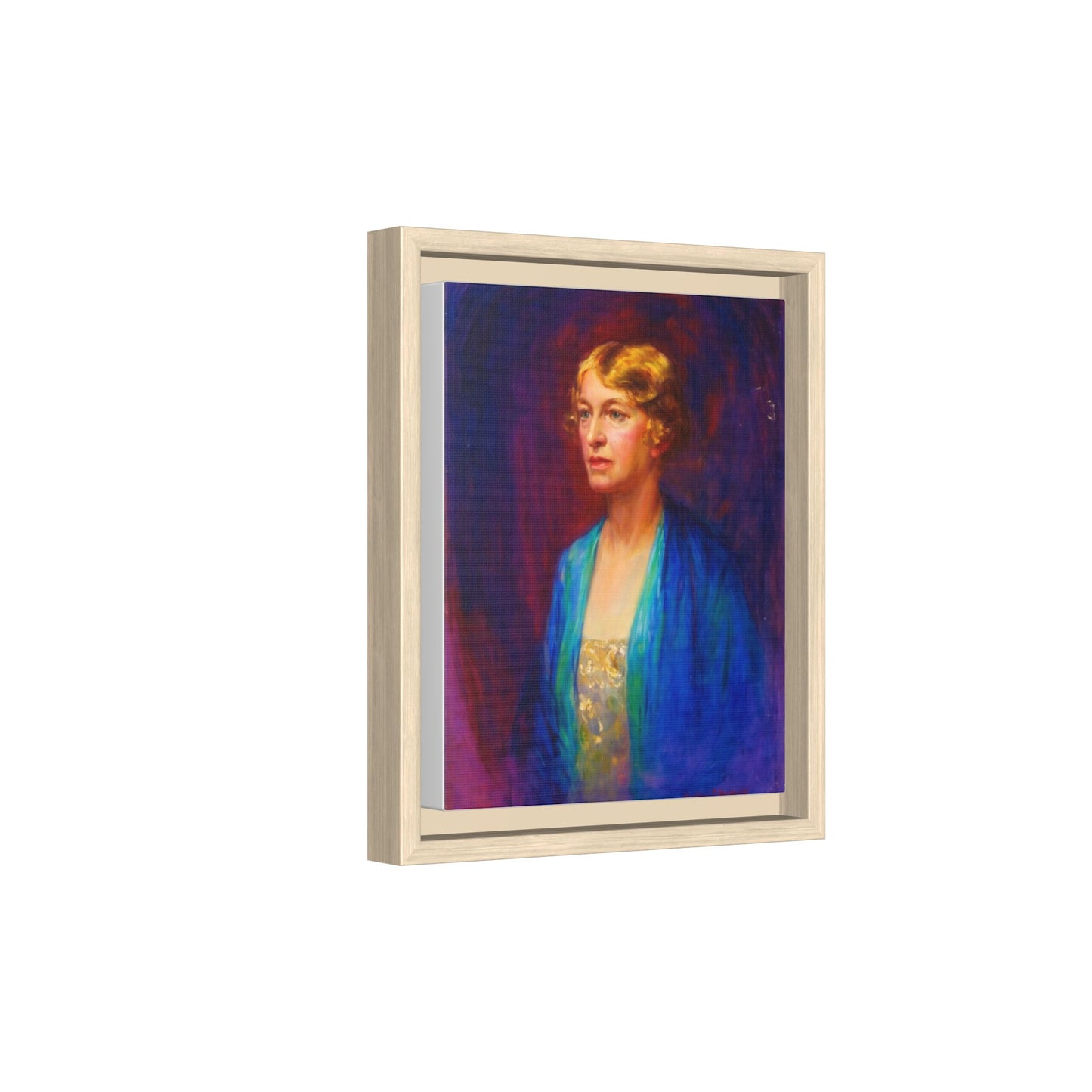 Matte Canvas Portrait , Framed (Multi-color)