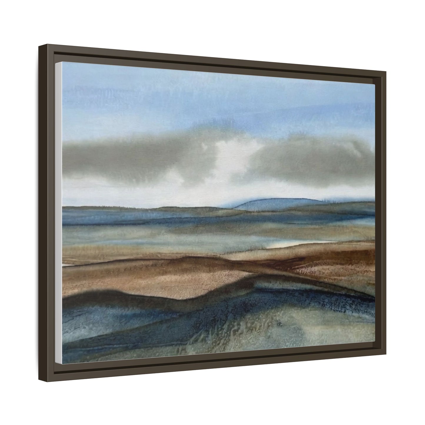 Matte Canvas Landscape, Framed (Multi-color)