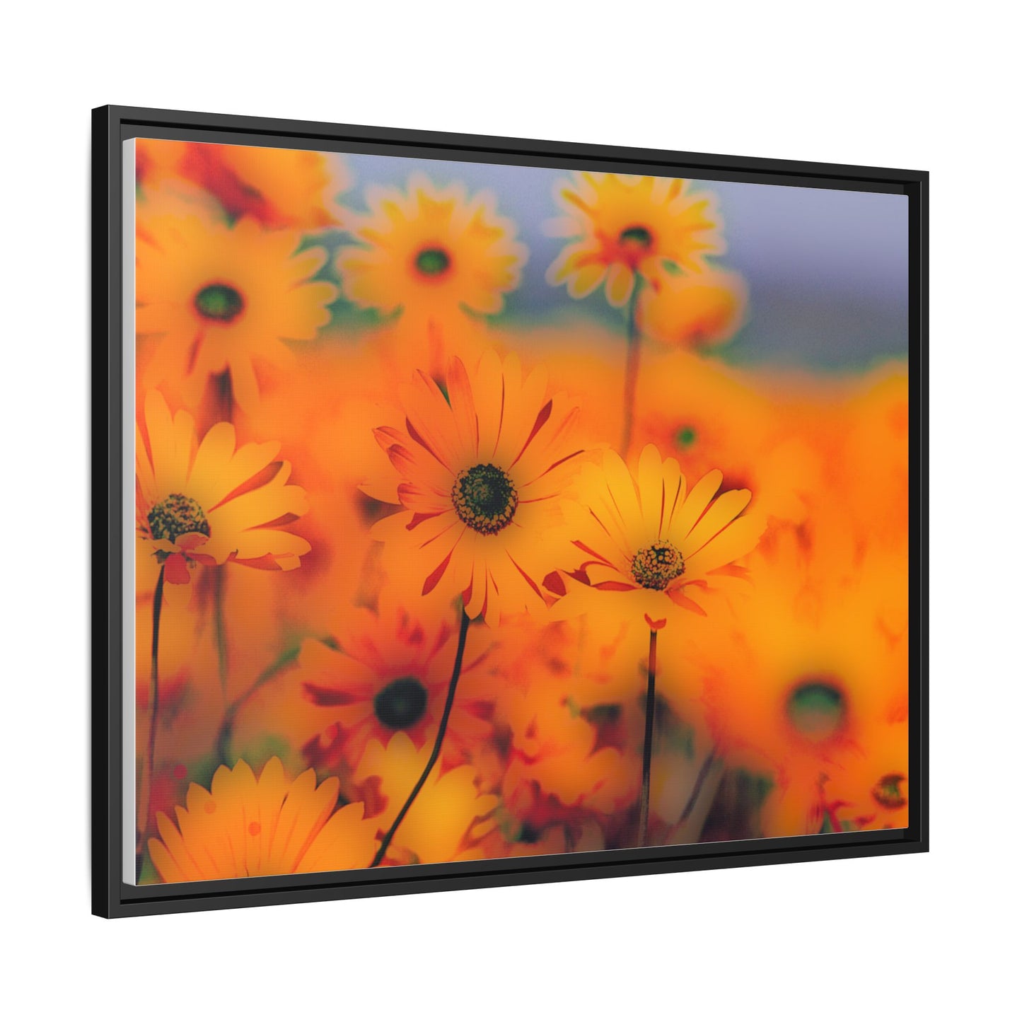 Bee Garden by Norman Barrett Framed Matte Canvas Wall Art Print