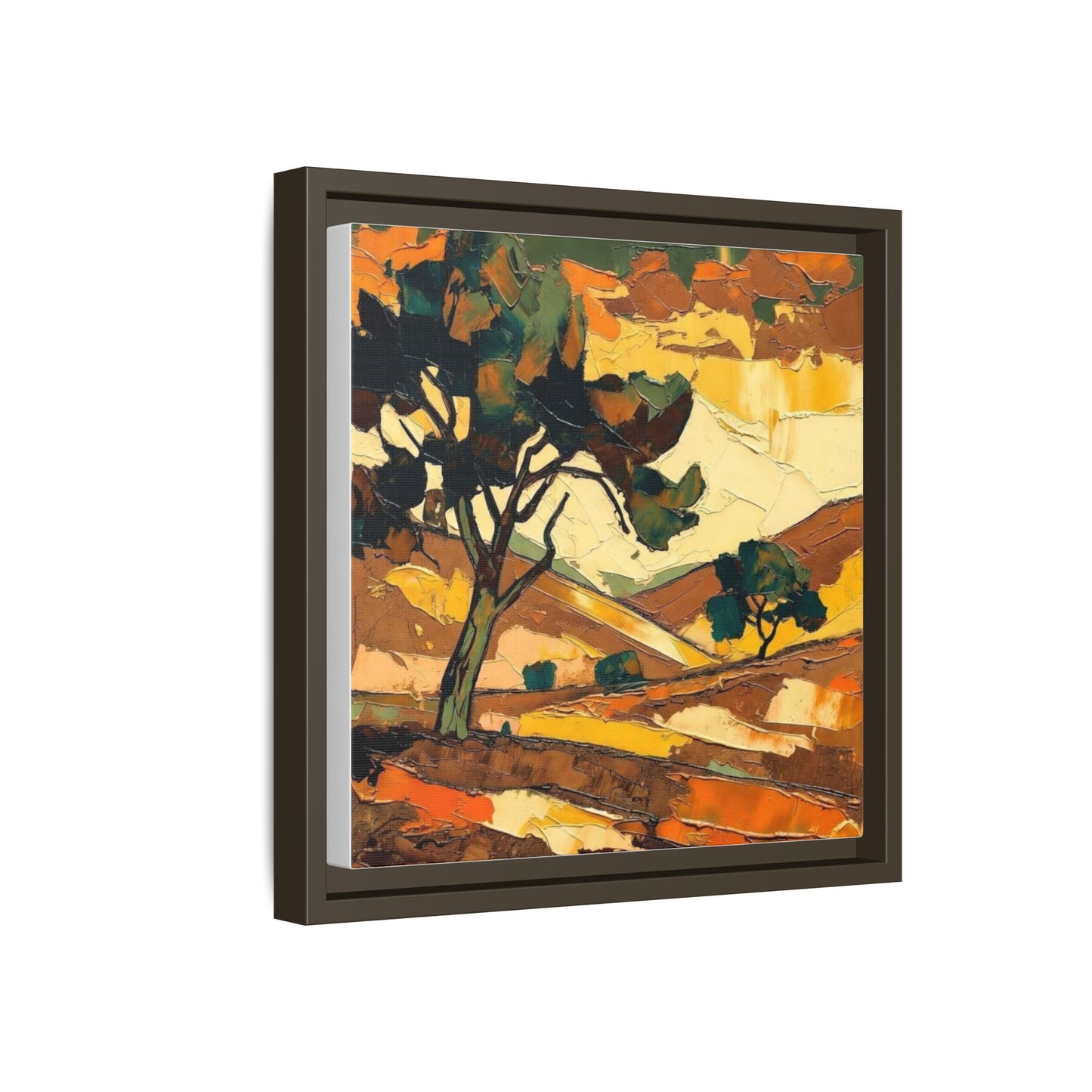 Framed Matte Canvas Landscape Art Print