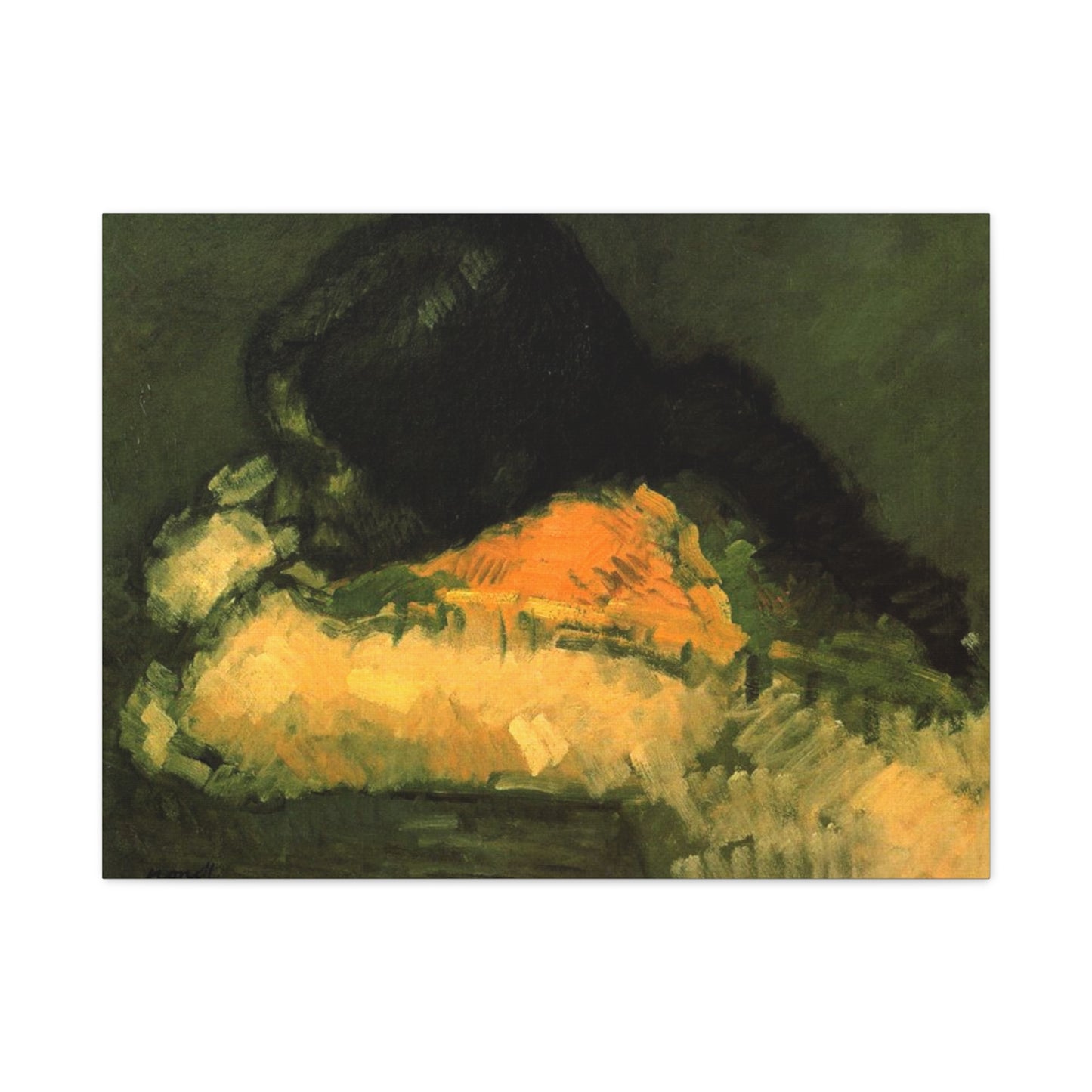 La Chata by Isidre Nonell Matte Canvas Wall Art Print