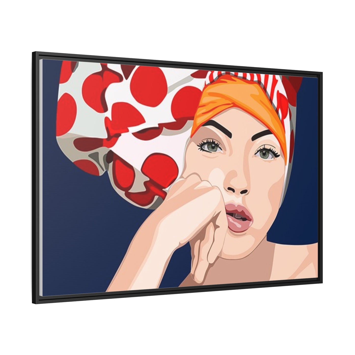 Vivid 20 by Orit Fuchs Pop Art Matte Canvas Framed Wall Art Print