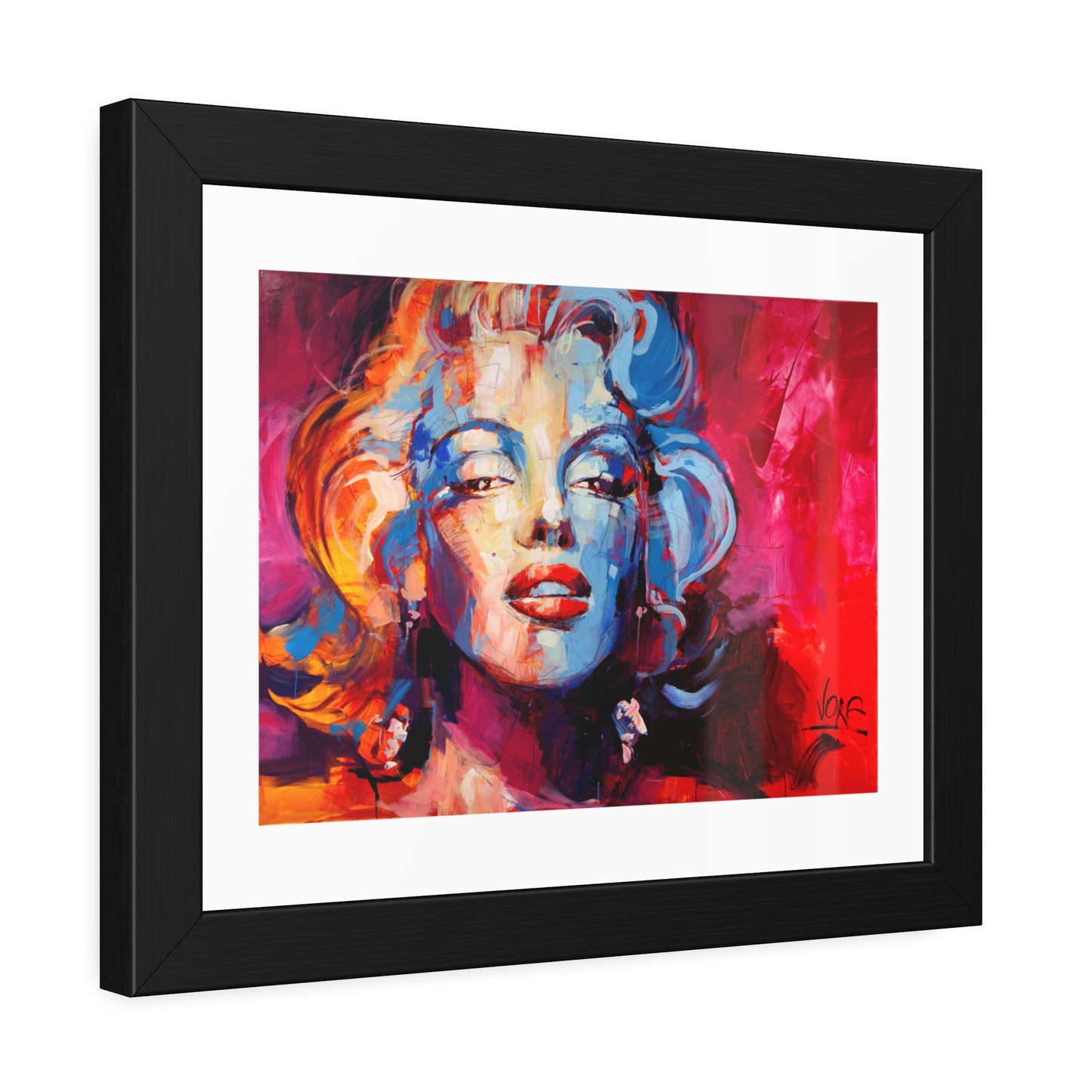 Marilyn Monroe attributed to Voke Framed Wall Art Print