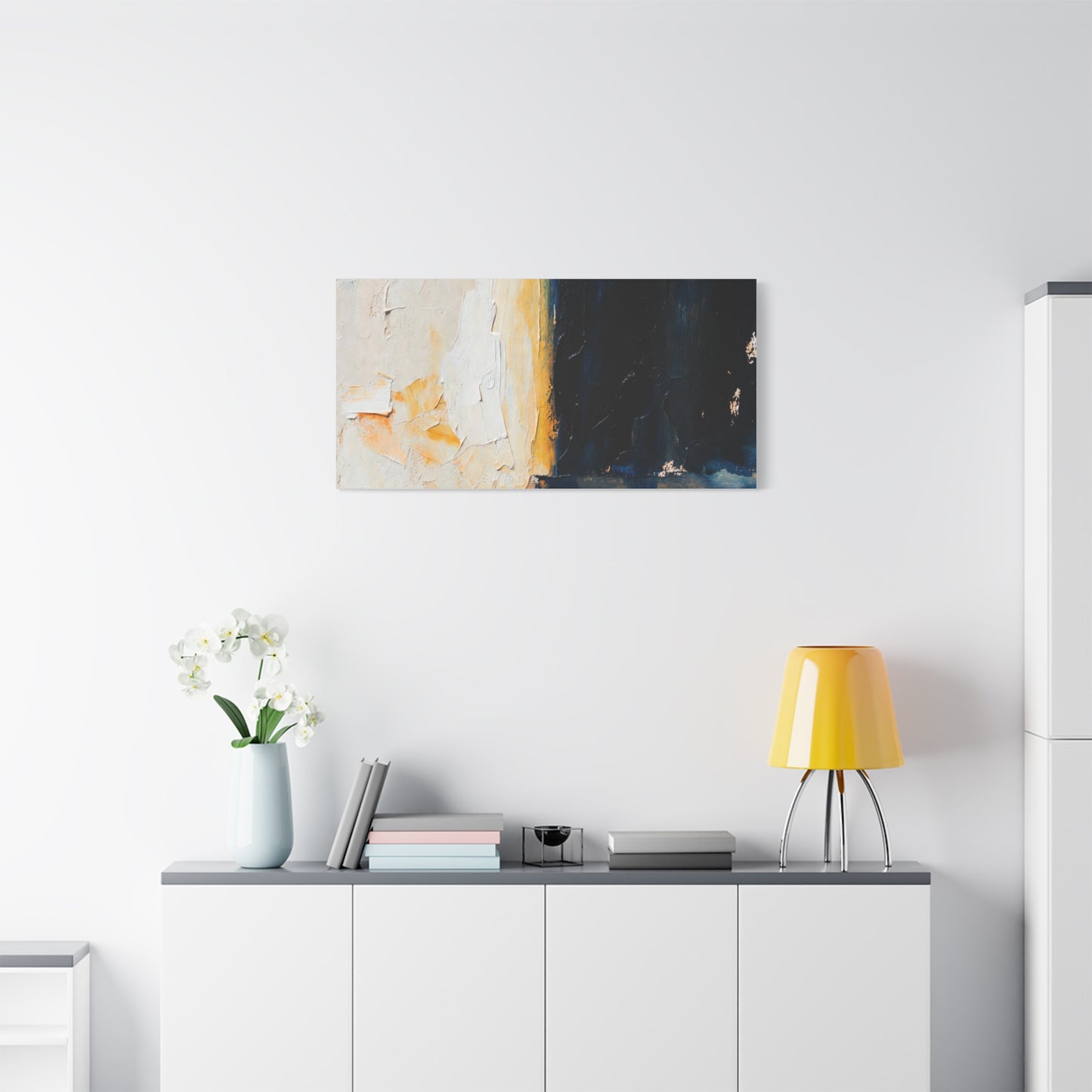 Abstract Coastal Light Matte Canvas Print — Stretched 1.25"