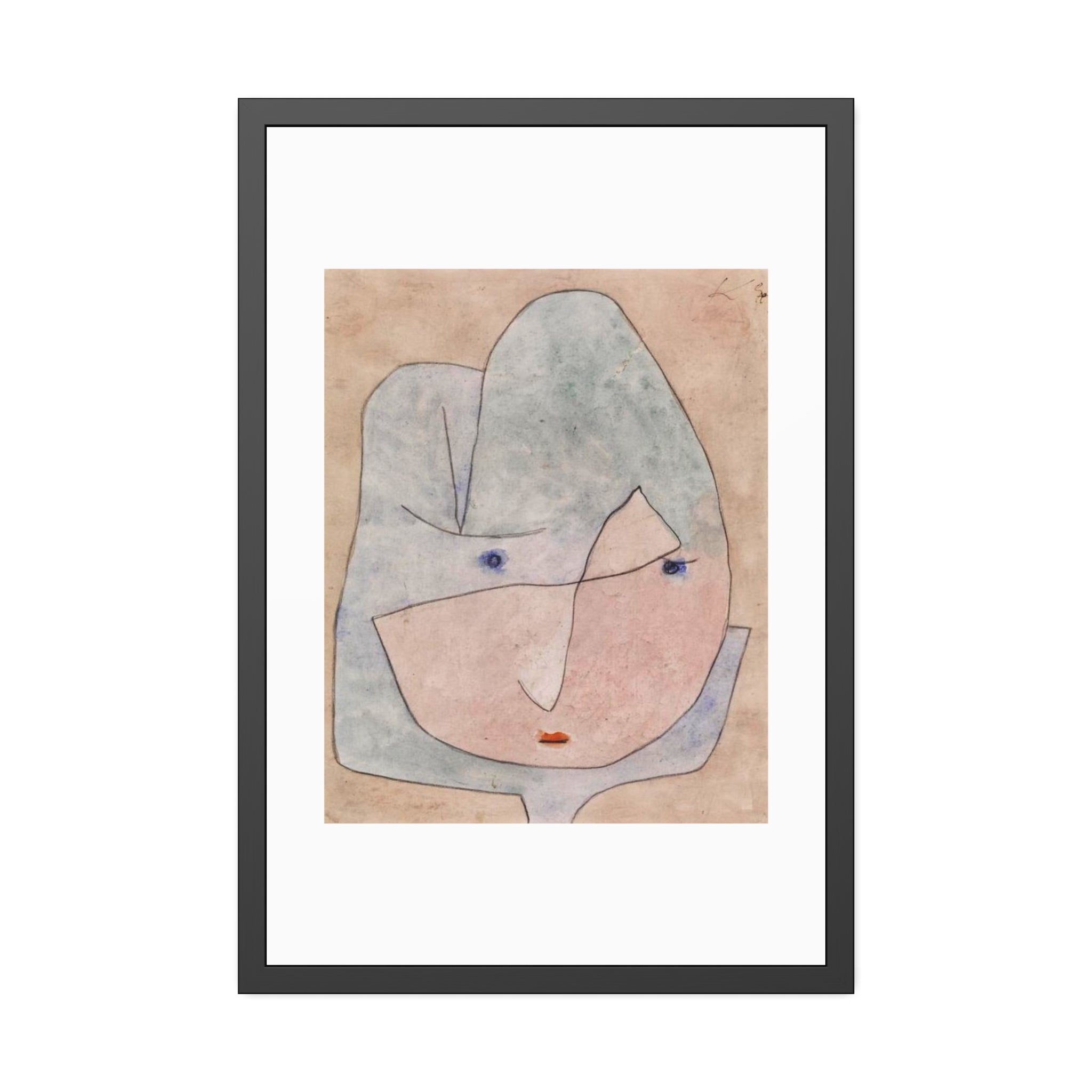 This Bloom is About to Wither by Paul Klee Framed Wall Art Poster