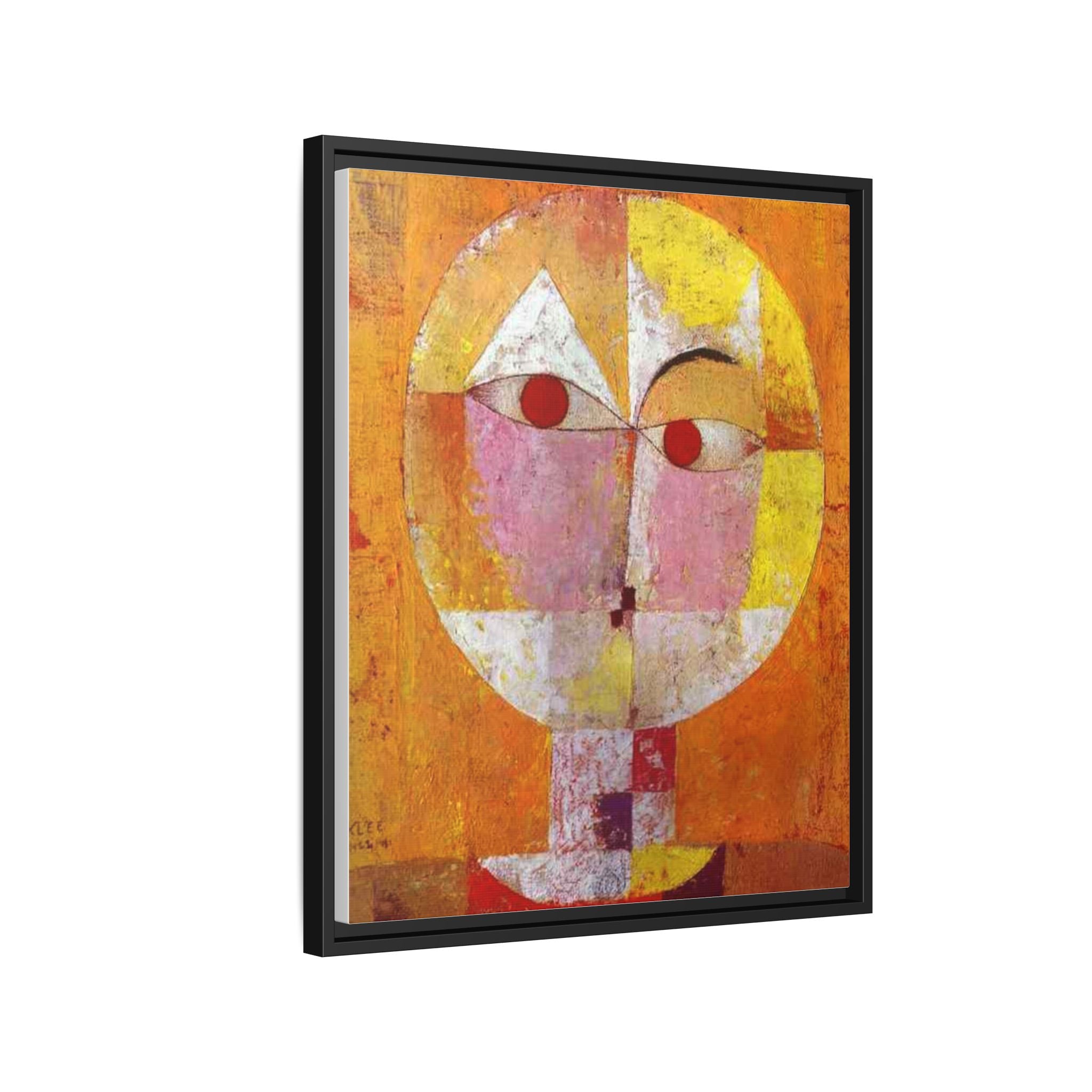 Senecio II by Paul Klee Canvas Framed Wall Art Print