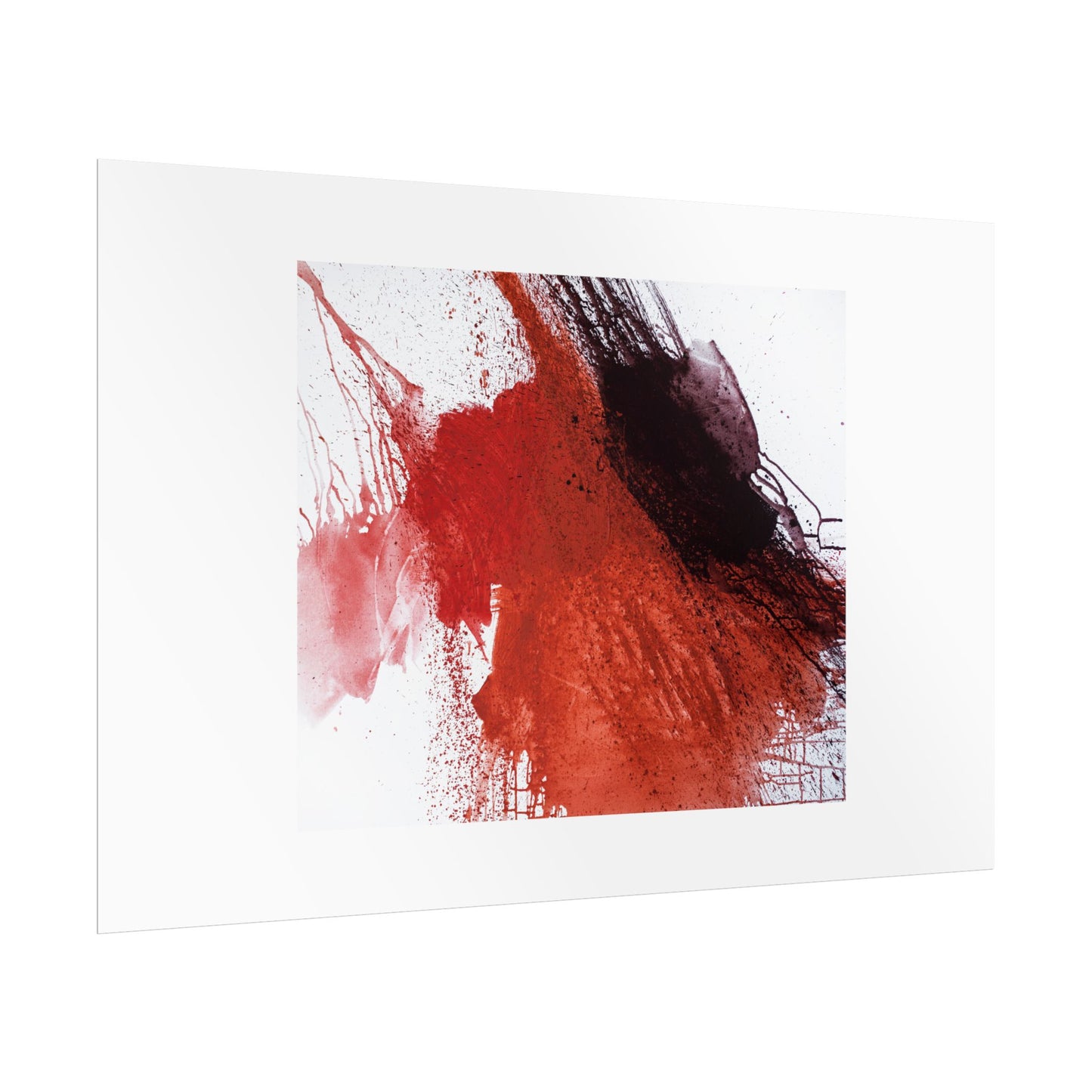 Flame by Natalija Miladinovic Wall Art Print