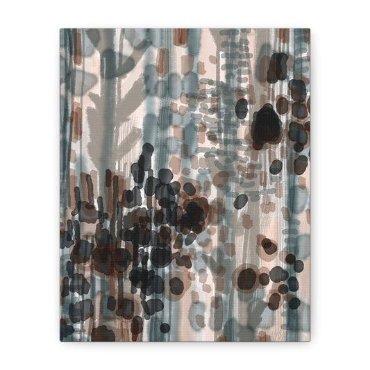 Vleken by an unknown artist Abstract Matte Canvas Wall Art