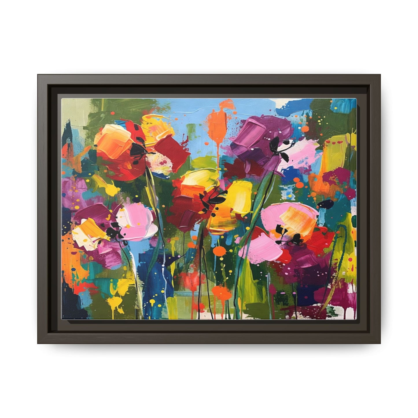Matte Canvas, Framed (Multi-color)