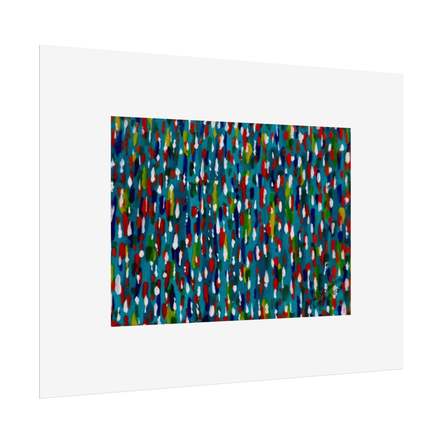 Colours Of The Soul Reflecting On Water by Ariel Chavarro Avila Wall Art Print