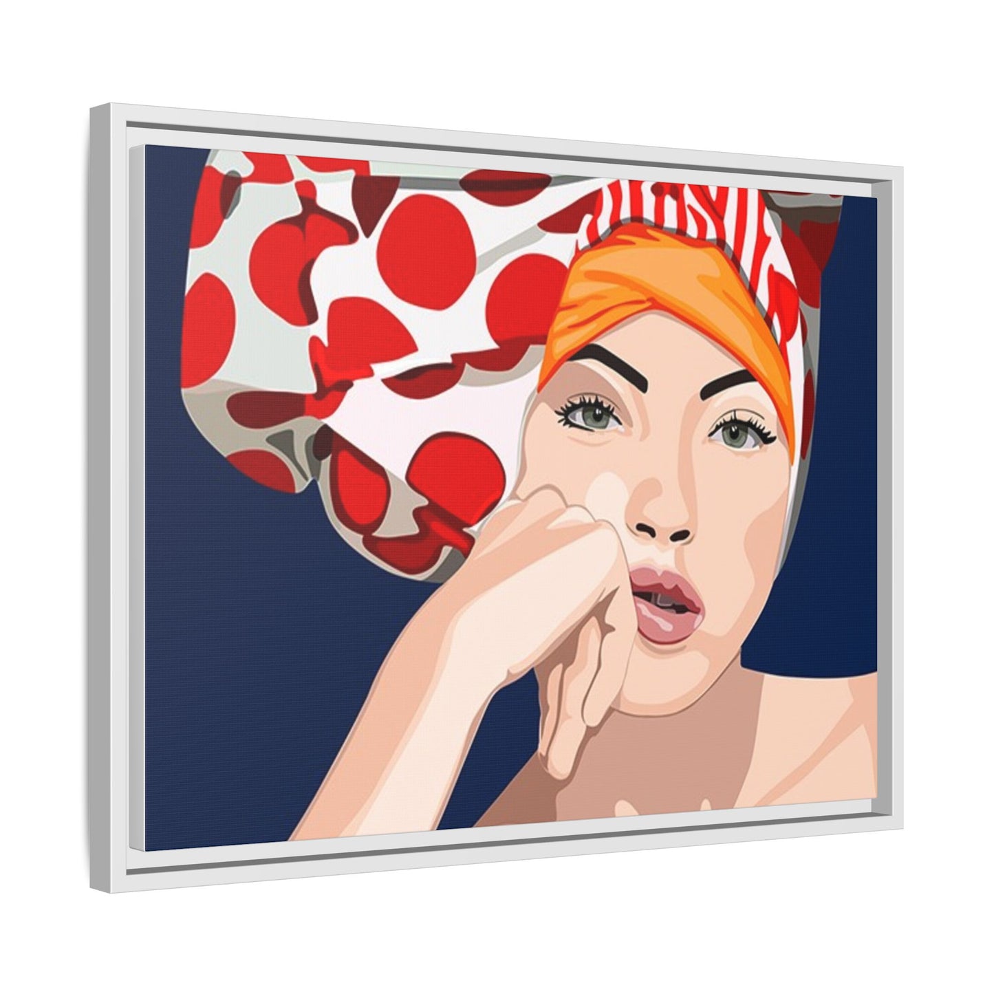 Vivid 20 by Orit Fuchs Pop Art Matte Canvas Framed Wall Art Print