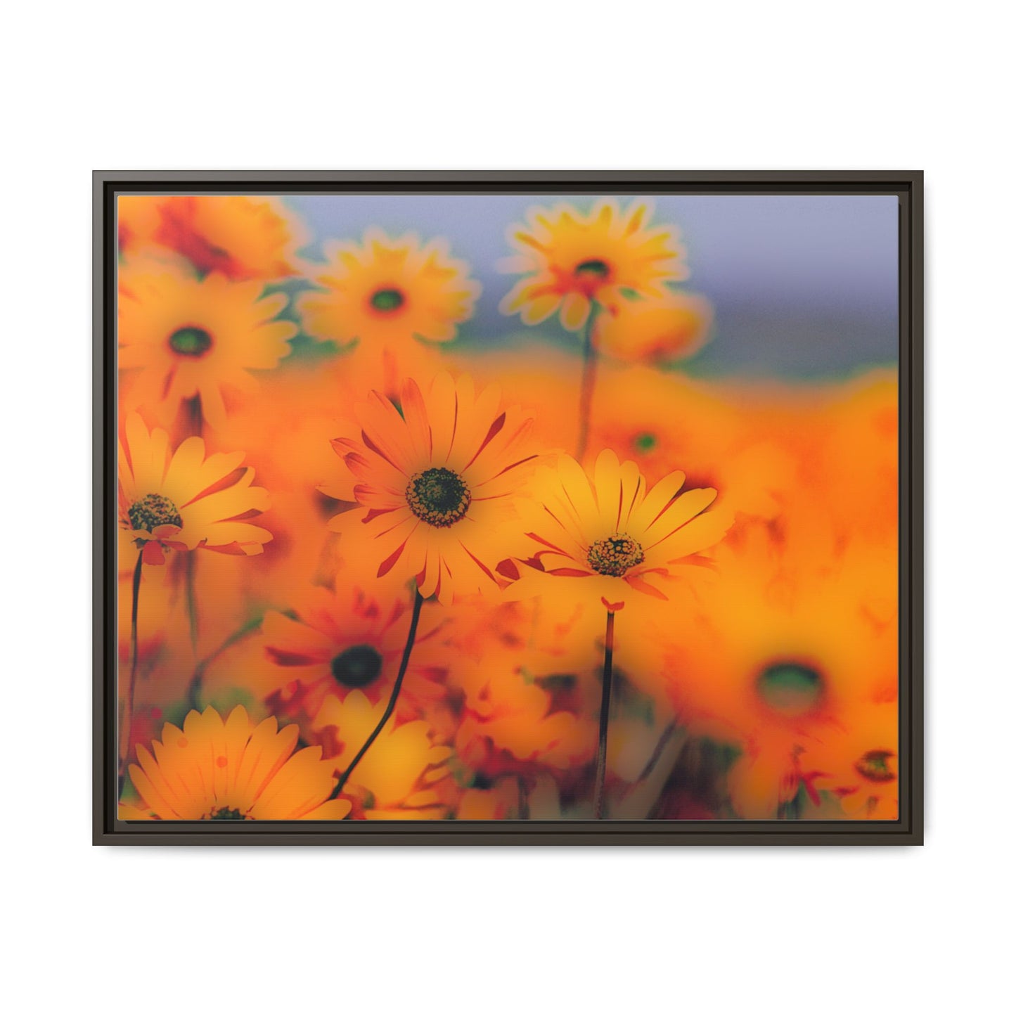Bee Garden by Norman Barrett Framed Matte Canvas Wall Art Print