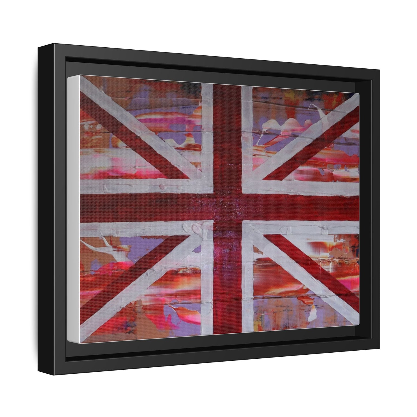 Union Jack is back! by Norman Barrett Framed Matte Canvas Print Wall Art