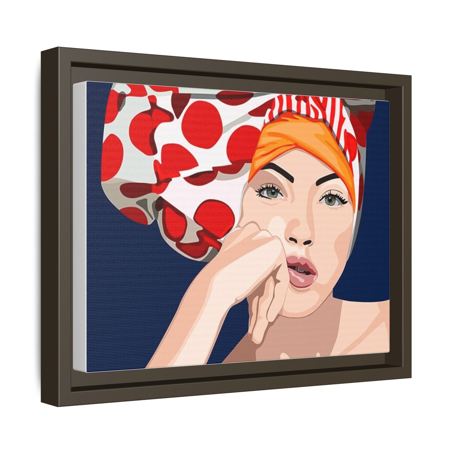 Vivid 20 by Orit Fuchs Pop Art Matte Canvas Framed Wall Art Print