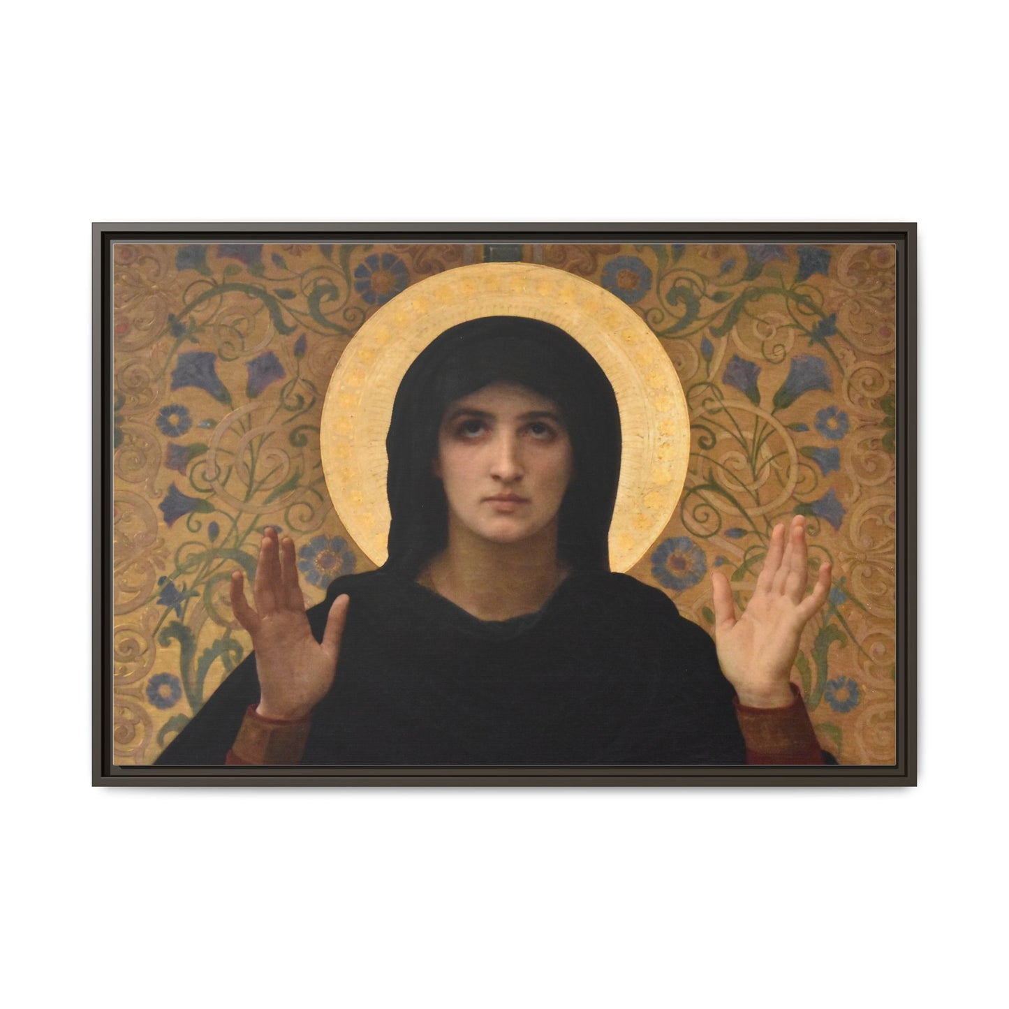 La Vierge consolatrice by William Adolphe Bouguereau Framed Matte Canvas Wall Art