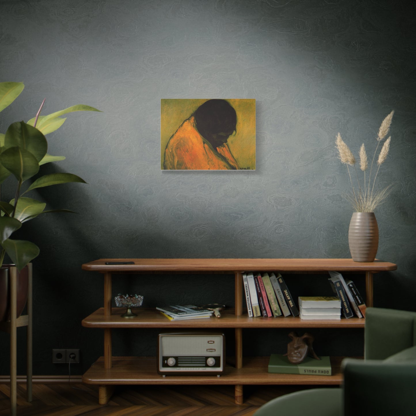 Amparo by Isidre Nonell Matte Stretched Canvas Wall Art Print