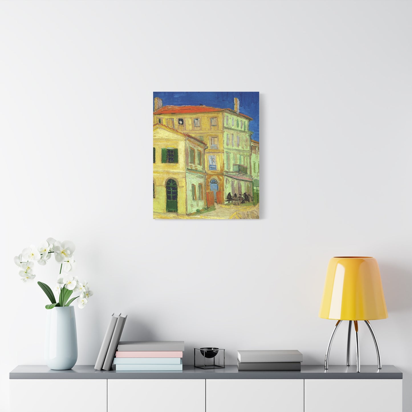 The Yellow House by Vincent van Gogh Matte Canvas Art – Stretched 1.25"