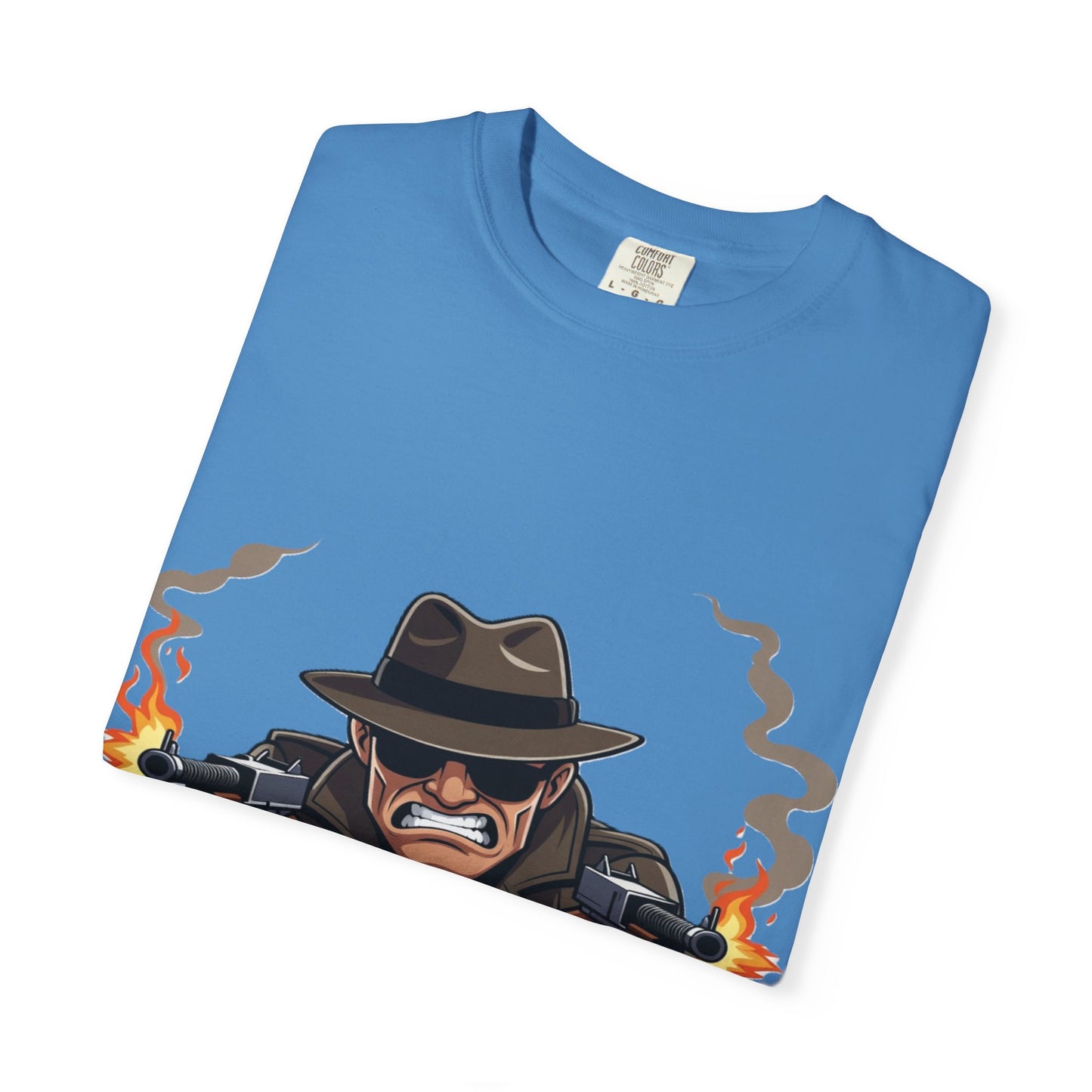 Vintage Gangster Shooter T-Shirt – Retro Mobster Graphic Tee