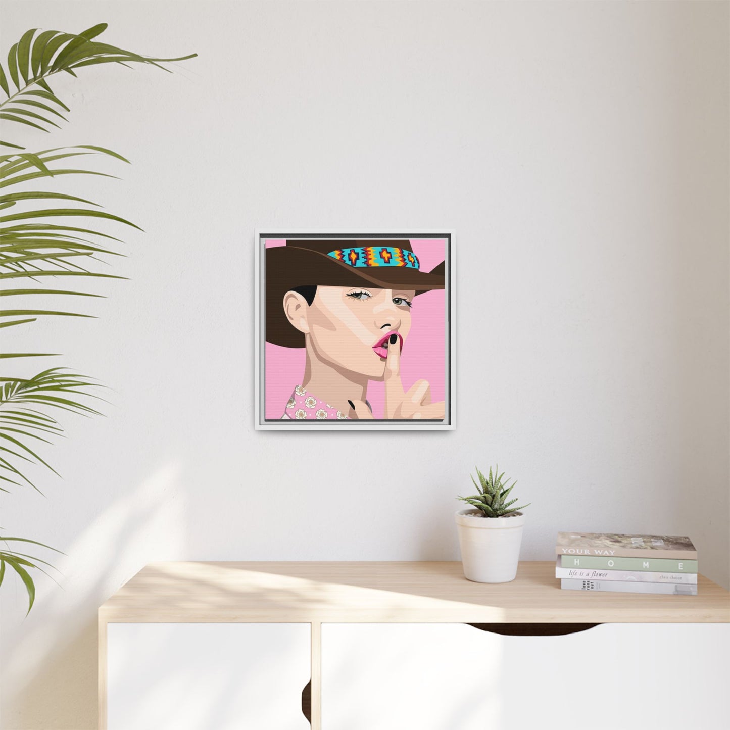 Vivid 63 by Orit Fuchs Matte Framed Canvas Wall Art