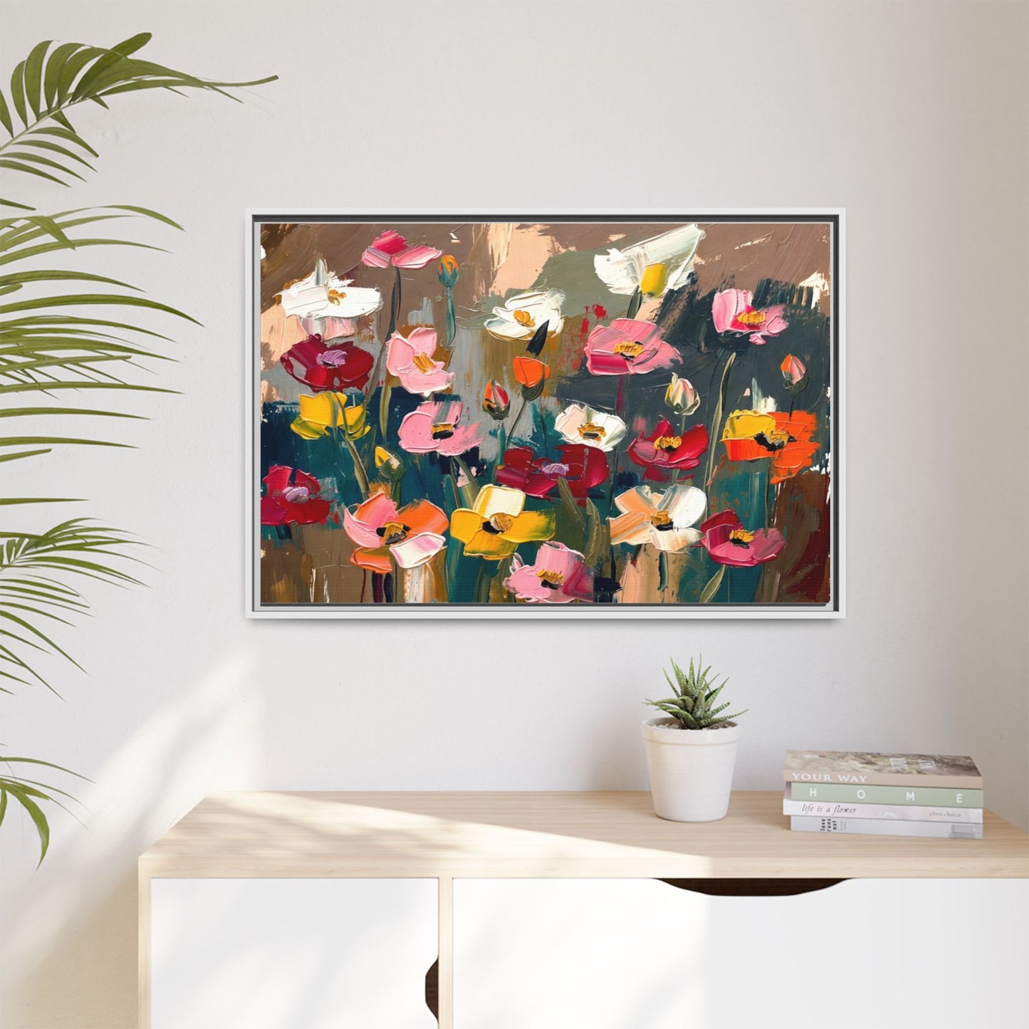 Matte Canvas, Framed (Multi-color)