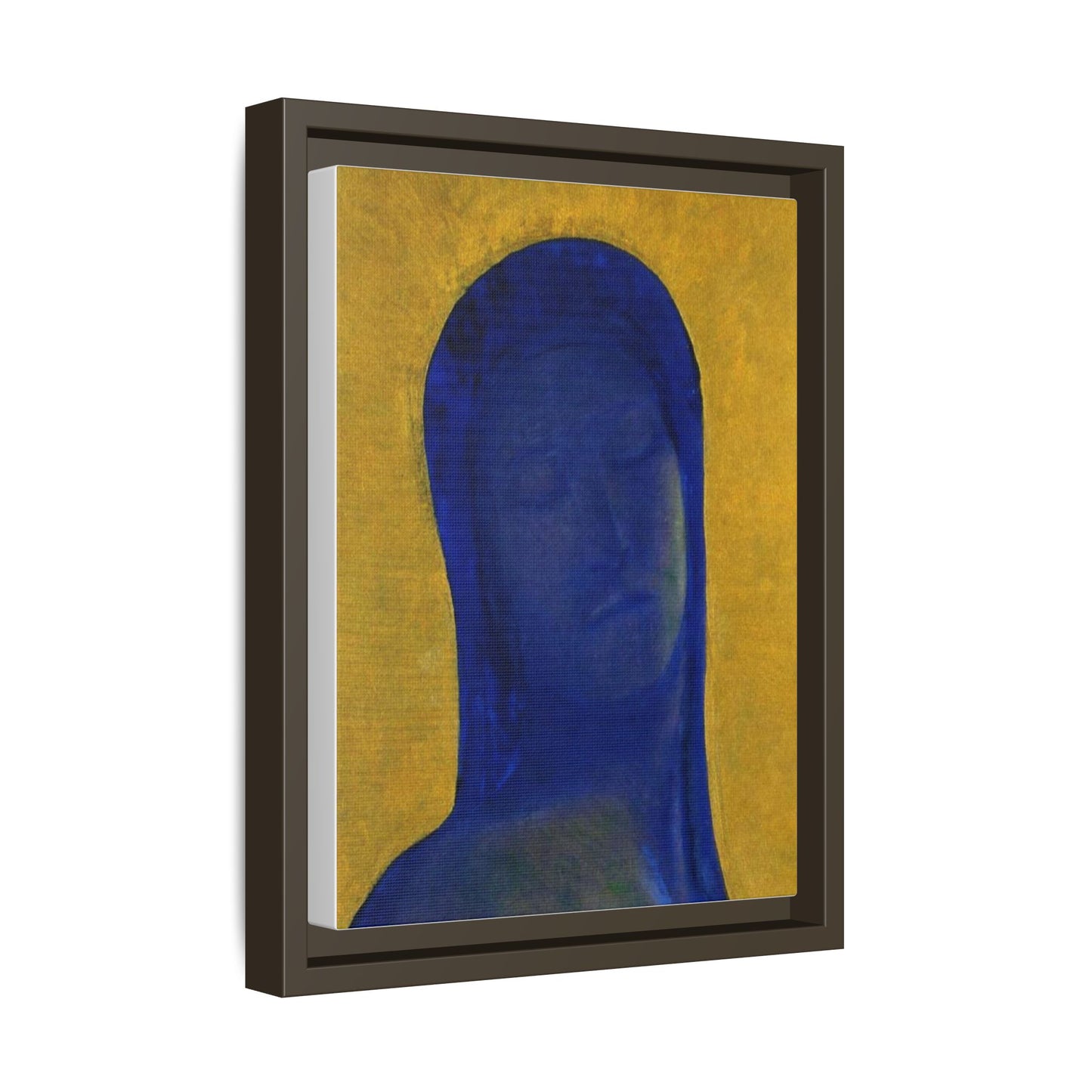 Closed Eyes by Odilon Redon Framed Matte Canvas Wall Art Print