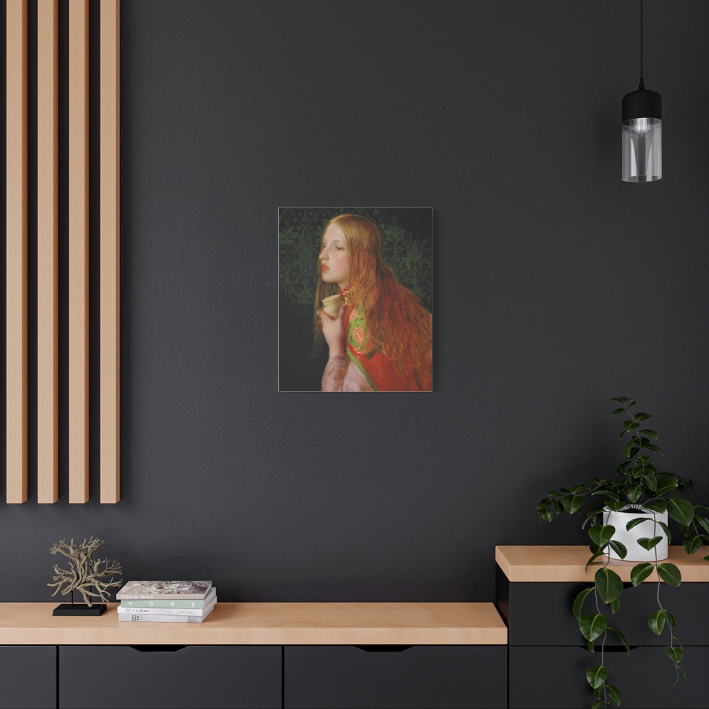 Mariya Magdalena by Frederick Sandys Canvas Wall Art Print