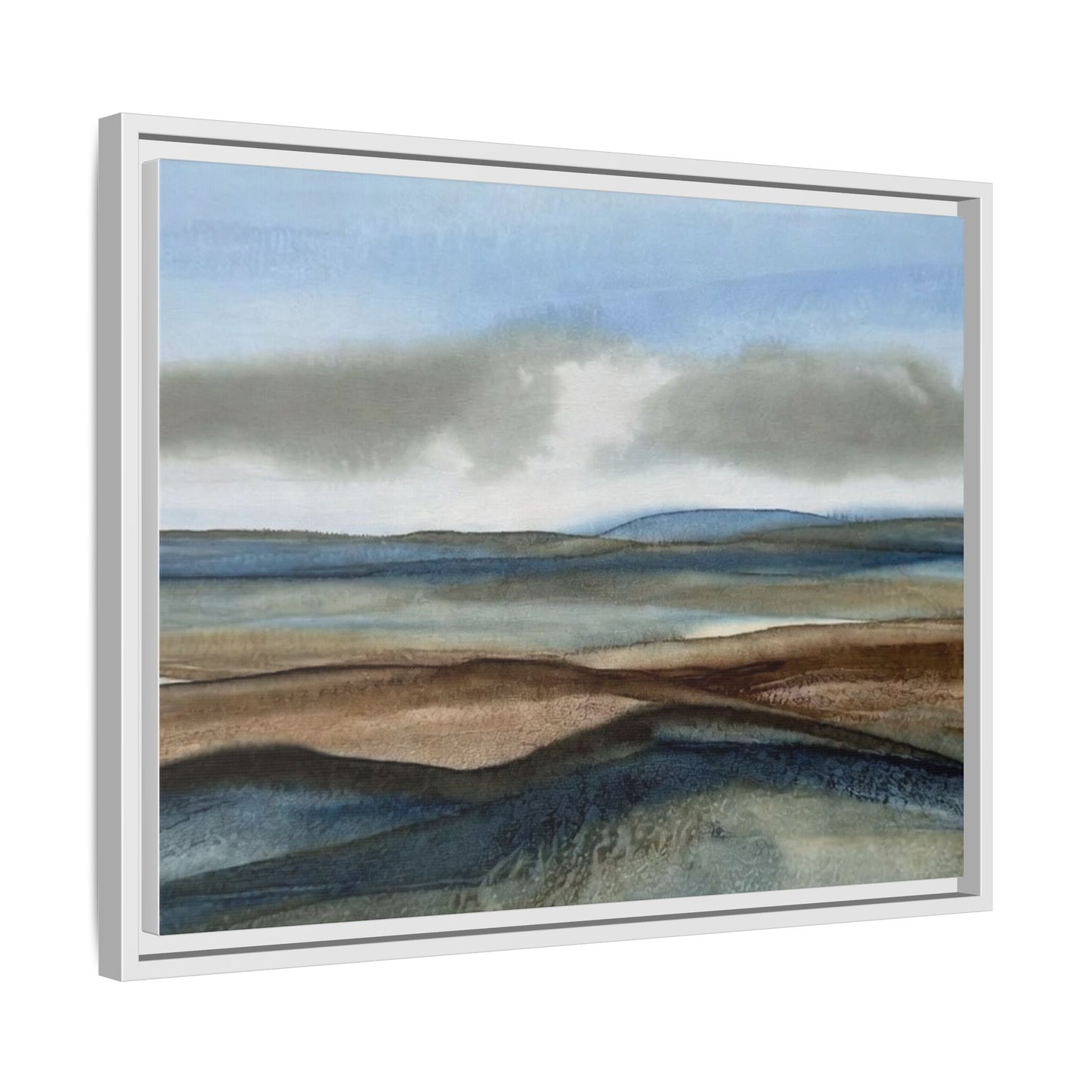 Matte Canvas Landscape, Framed (Multi-color)