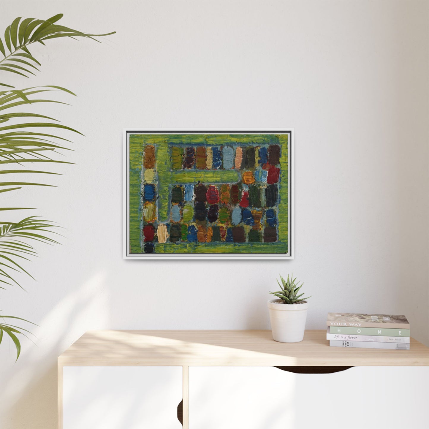 JMC-1970-3 by Jean-Michel Coulon Matte Canvas Framed Wall Art Print