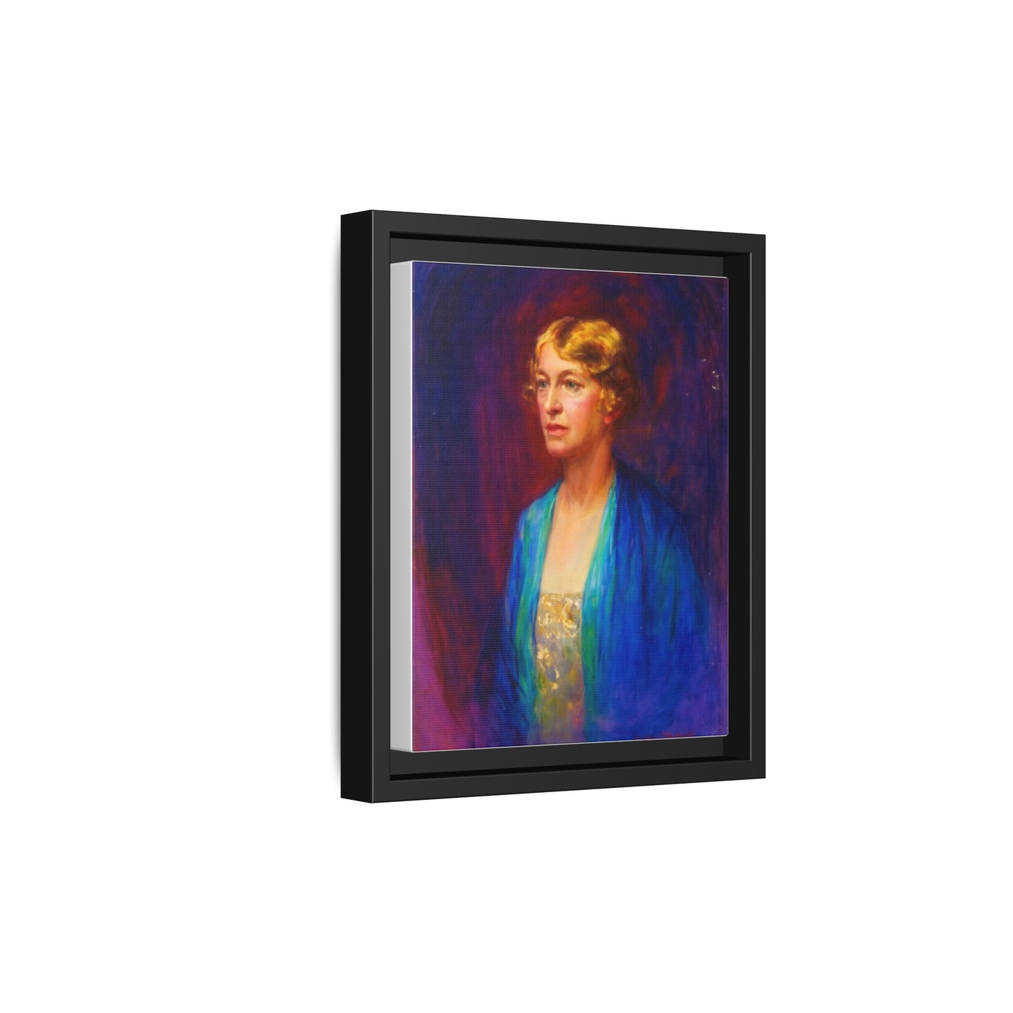 Matte Canvas Portrait , Framed (Multi-color)