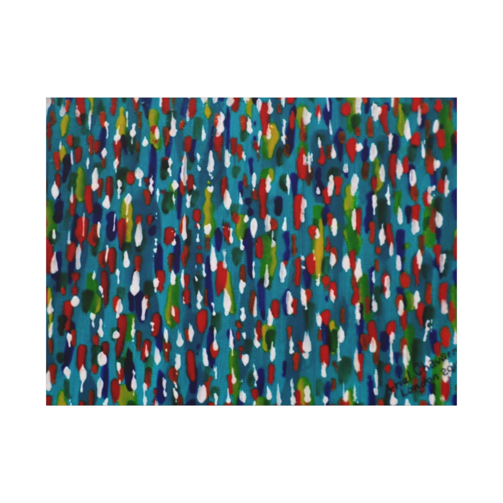 Colours Of The Soul Reflecting On Water by Ariel Chavarro Avila Matte Canvas Wall Art