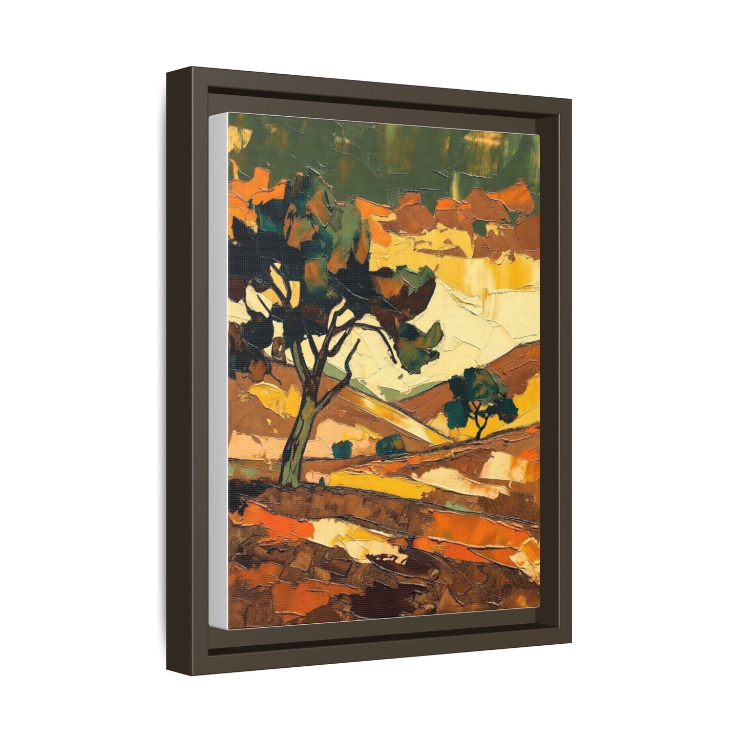 Framed Matte Canvas Landscape Art Print
