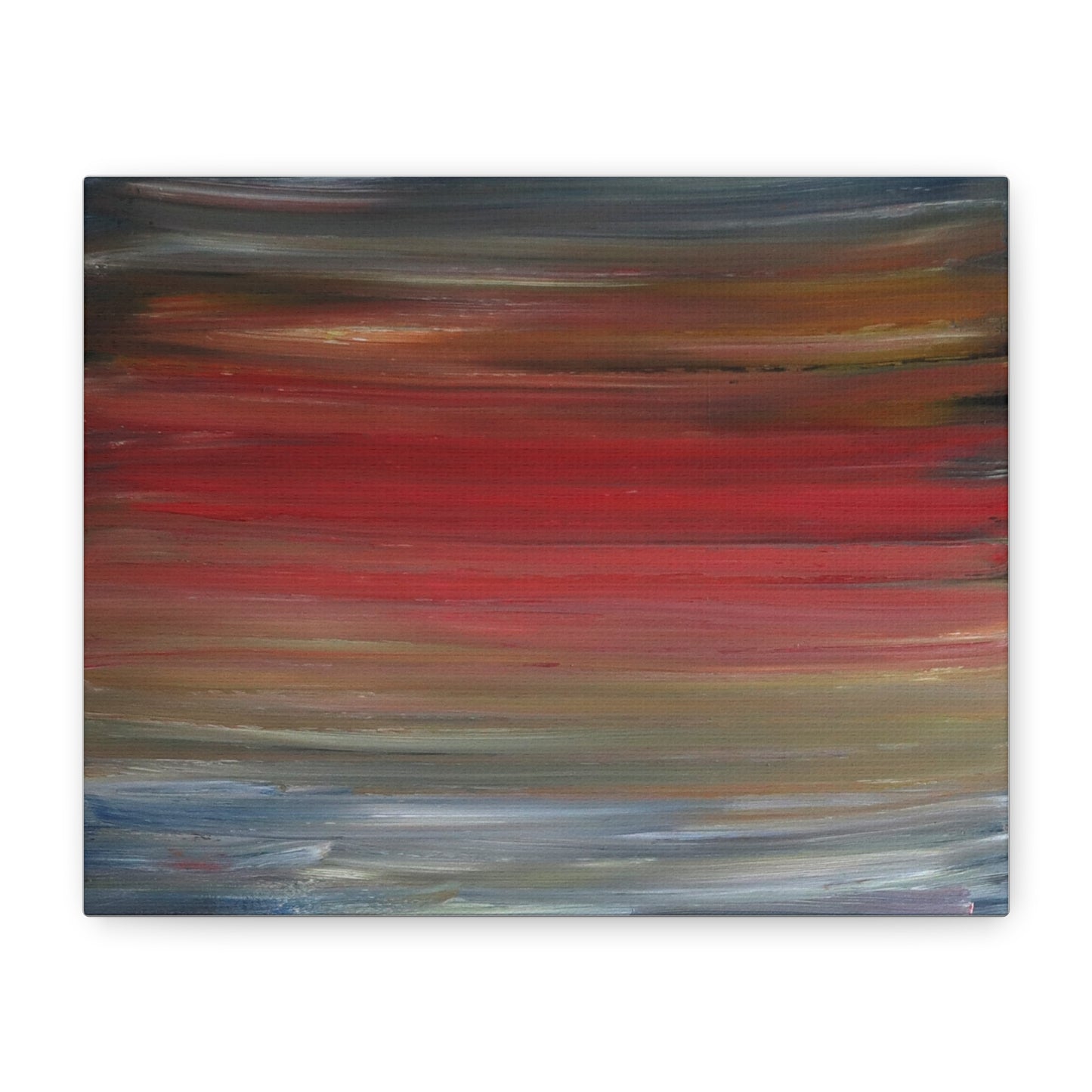 Misty morning by Norman Barrett Matte Canvas Print Wall Art