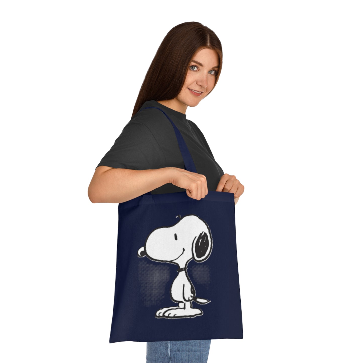Classic Snoopy Cotton Tote Bag – Retro Peanuts Character Tote