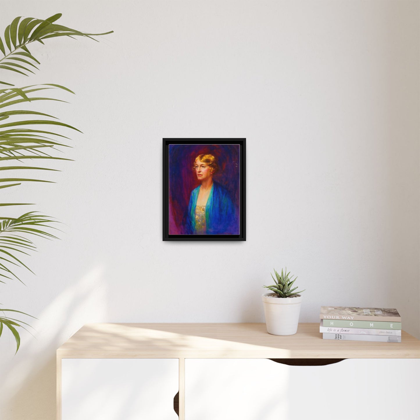 Matte Canvas Portrait , Framed (Multi-color)
