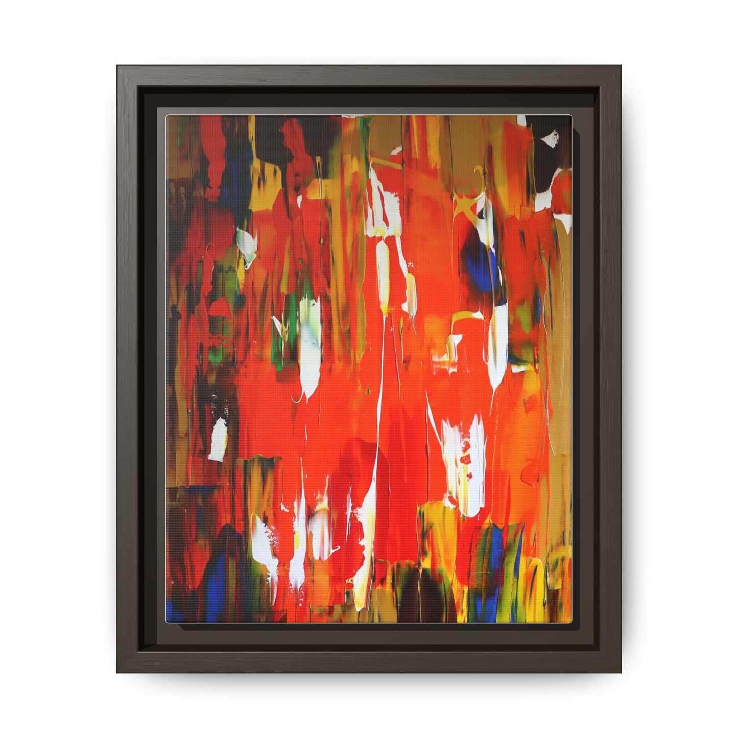 Burn baby burn by Norman Barrett Framed Matte Canvas Wall Art