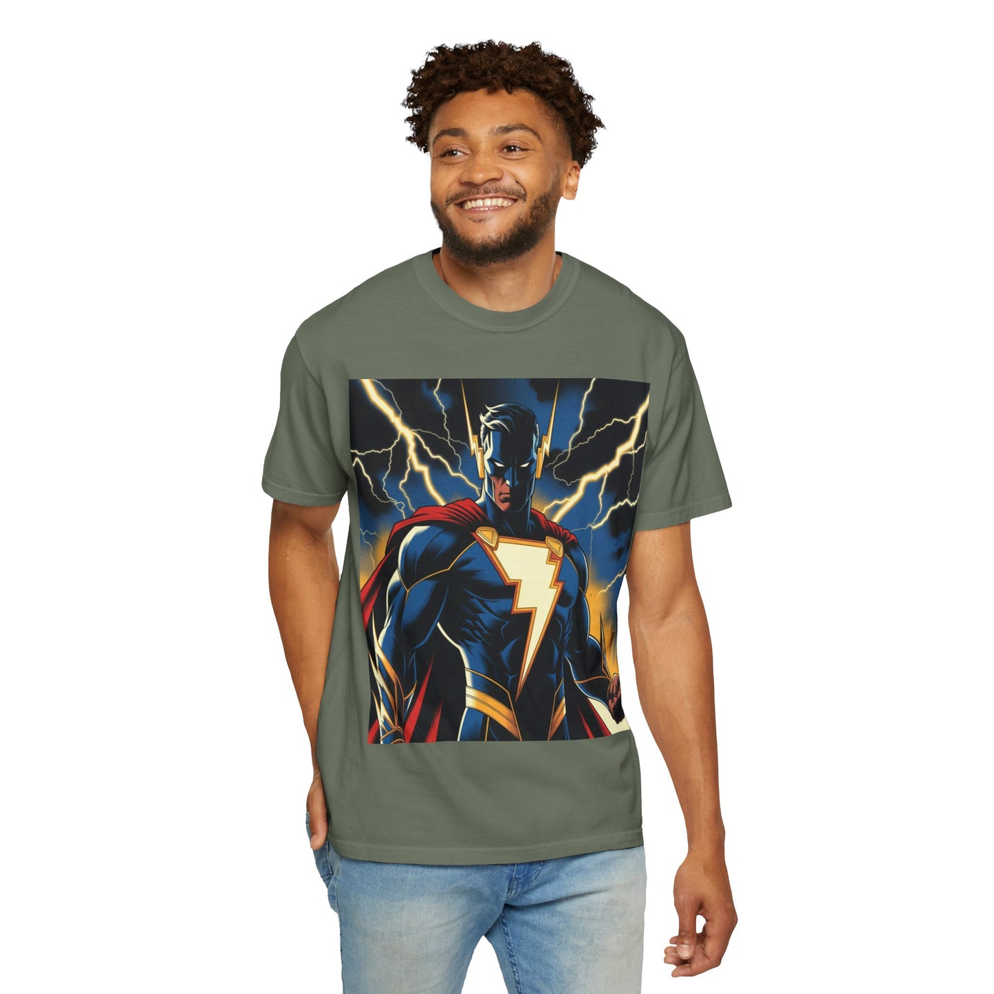 Unisex Superhero Garment-Dyed T-shirt