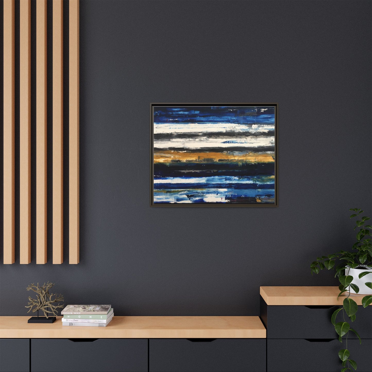 Tiny Buddha by Todd Williamson Framed Matte Canvas Abstract  Wall Art