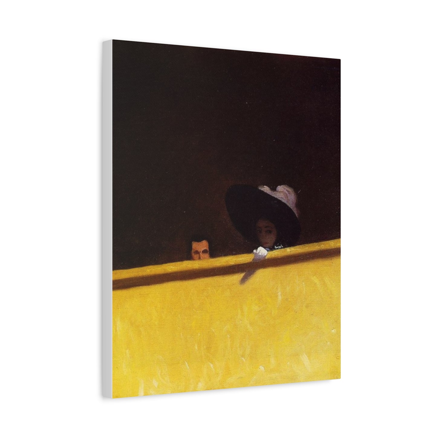 La loge de theatre by Félix Vallotton Matte Canvas Wall Art Print