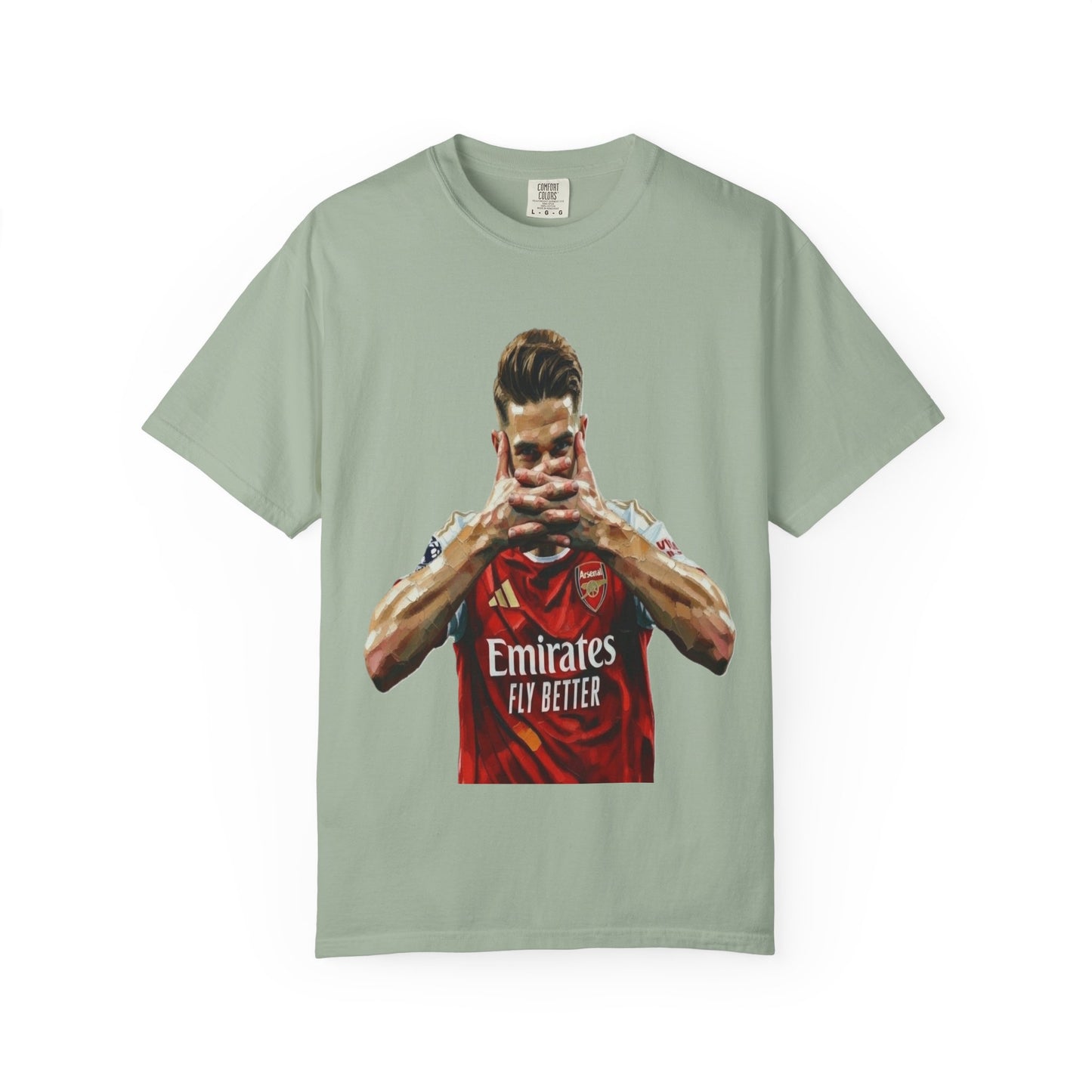 Soccer Celebration T-Shirt — Emirates 'Fly Better' Jersey Design