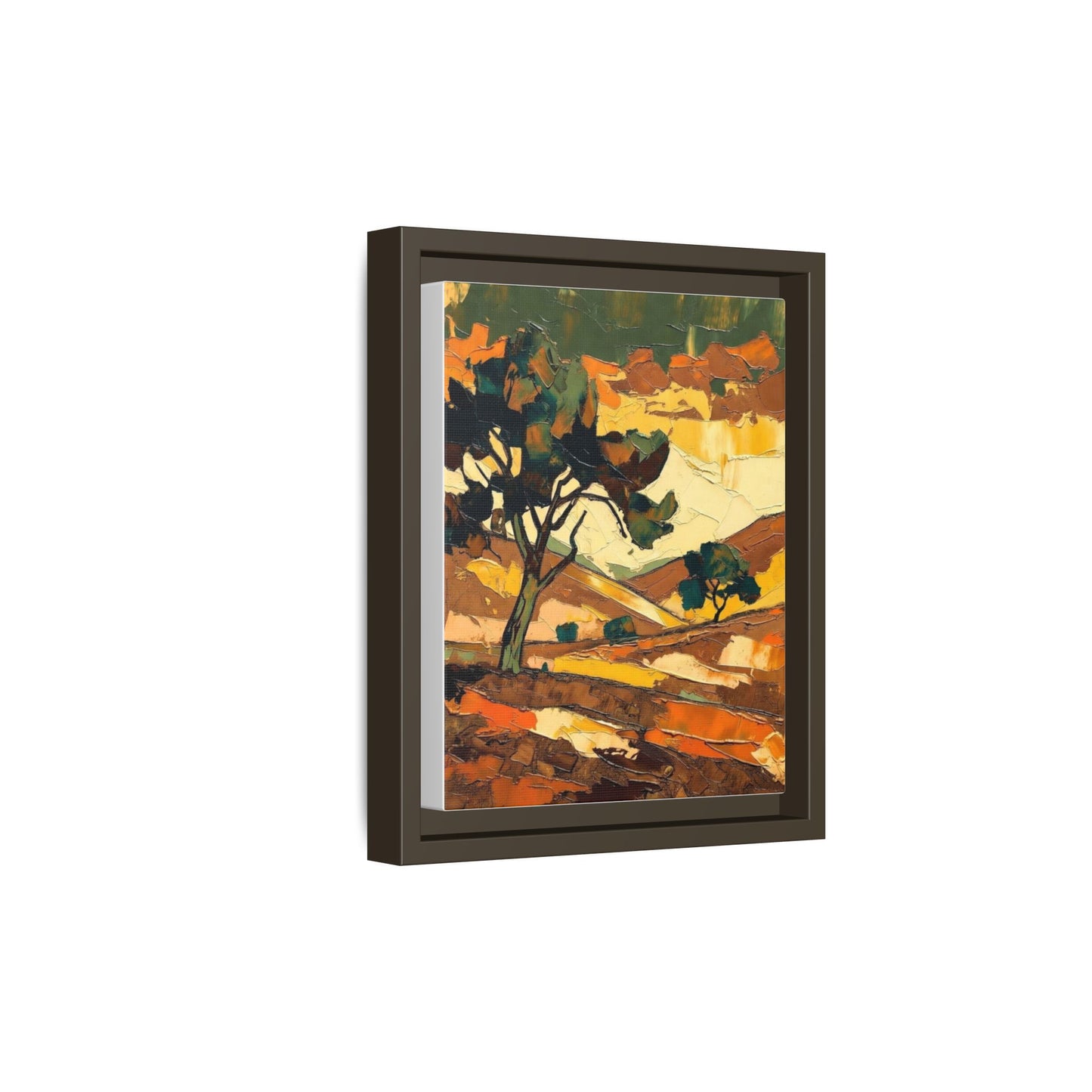 Framed Matte Canvas Landscape Art Print