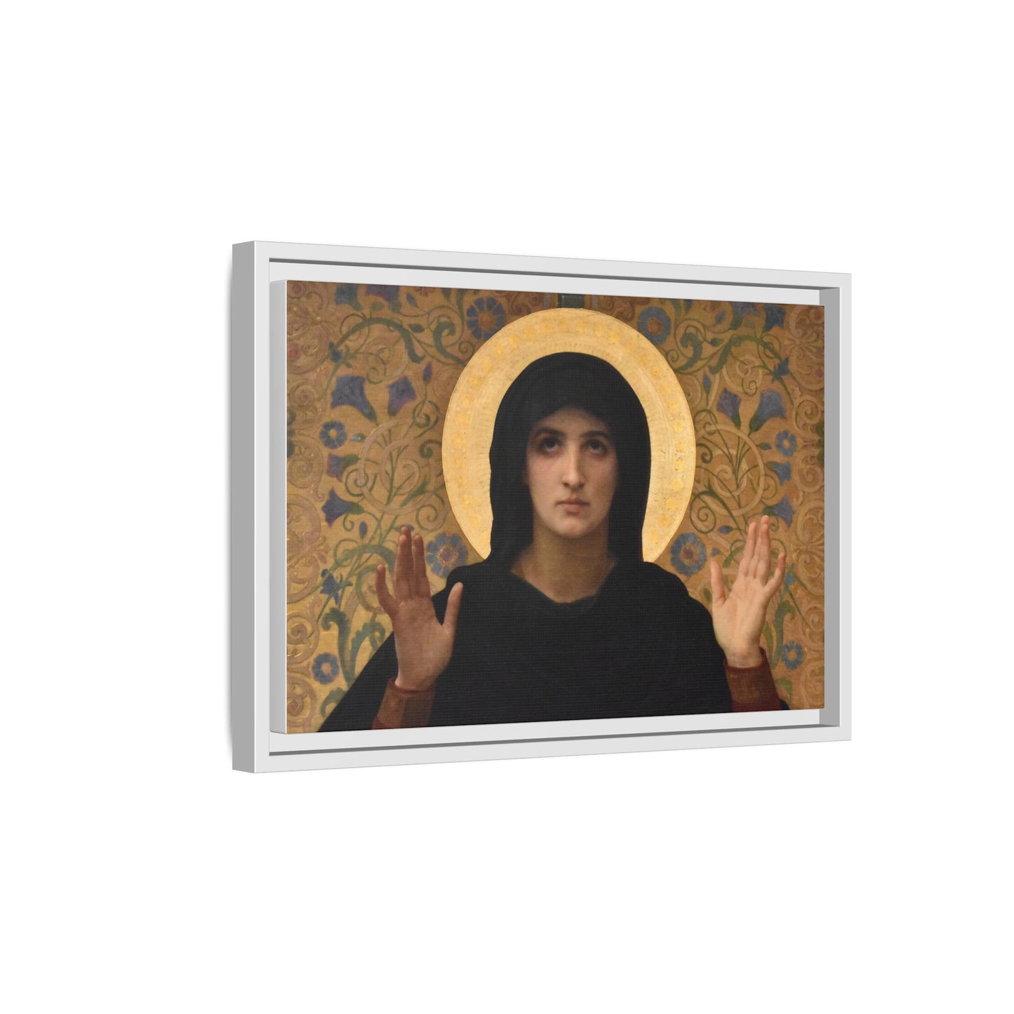 La Vierge consolatrice by William Adolphe Bouguereau Framed Matte Canvas Wall Art