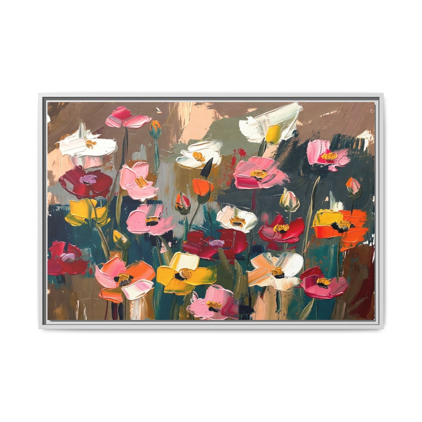 Matte Canvas, Framed (Multi-color)