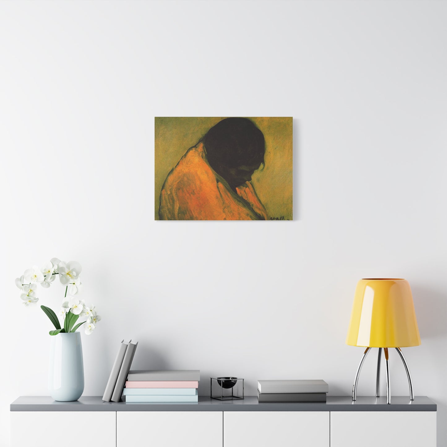 Amparo by Isidre Nonell Matte Stretched Canvas Wall Art Print