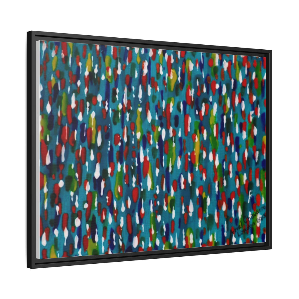 Colours Of The Soul Reflecting On Water by Ariel Chavarro Avila Matte Canvas Framed Art