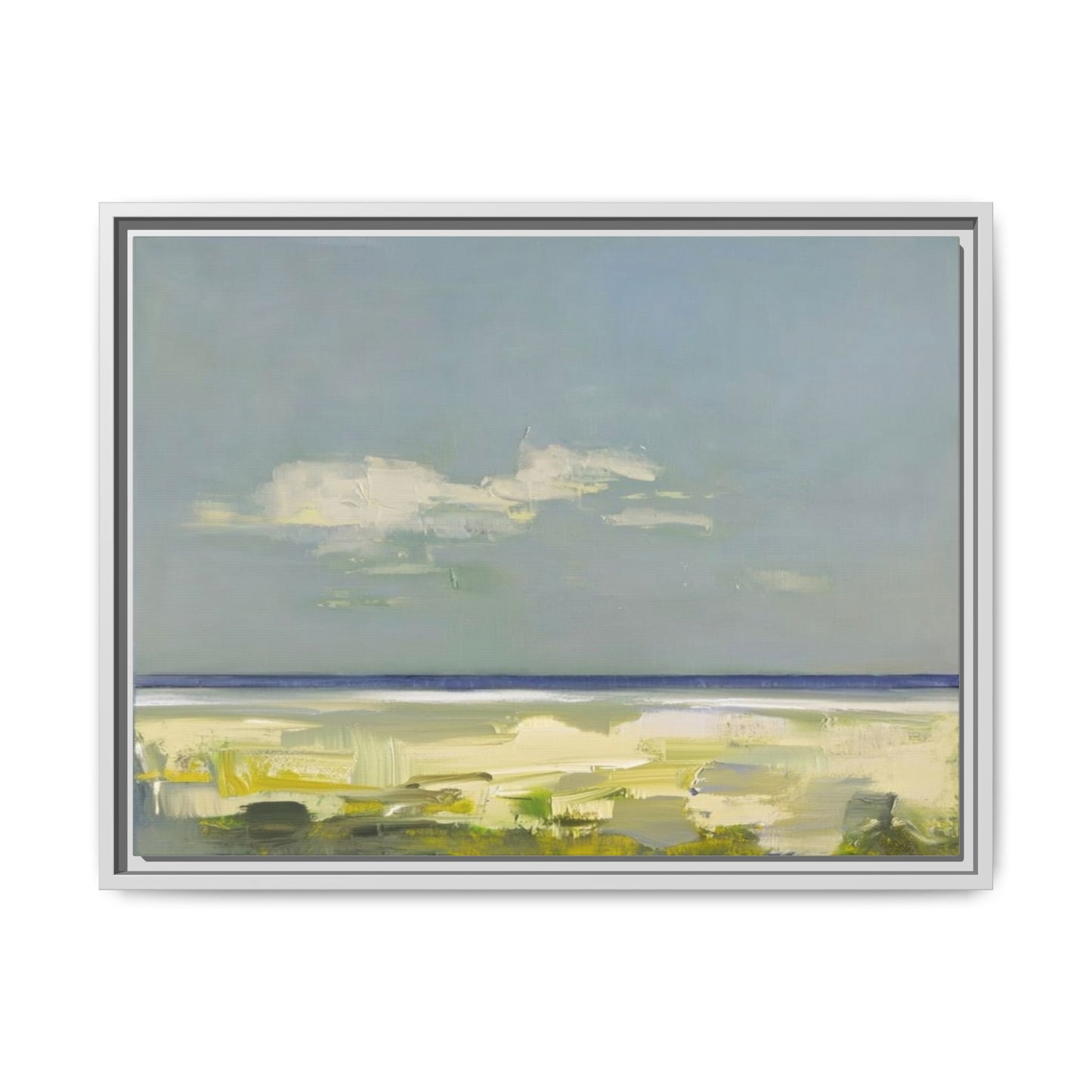 Coastal Calm Matte Canvas Framed Wall Art