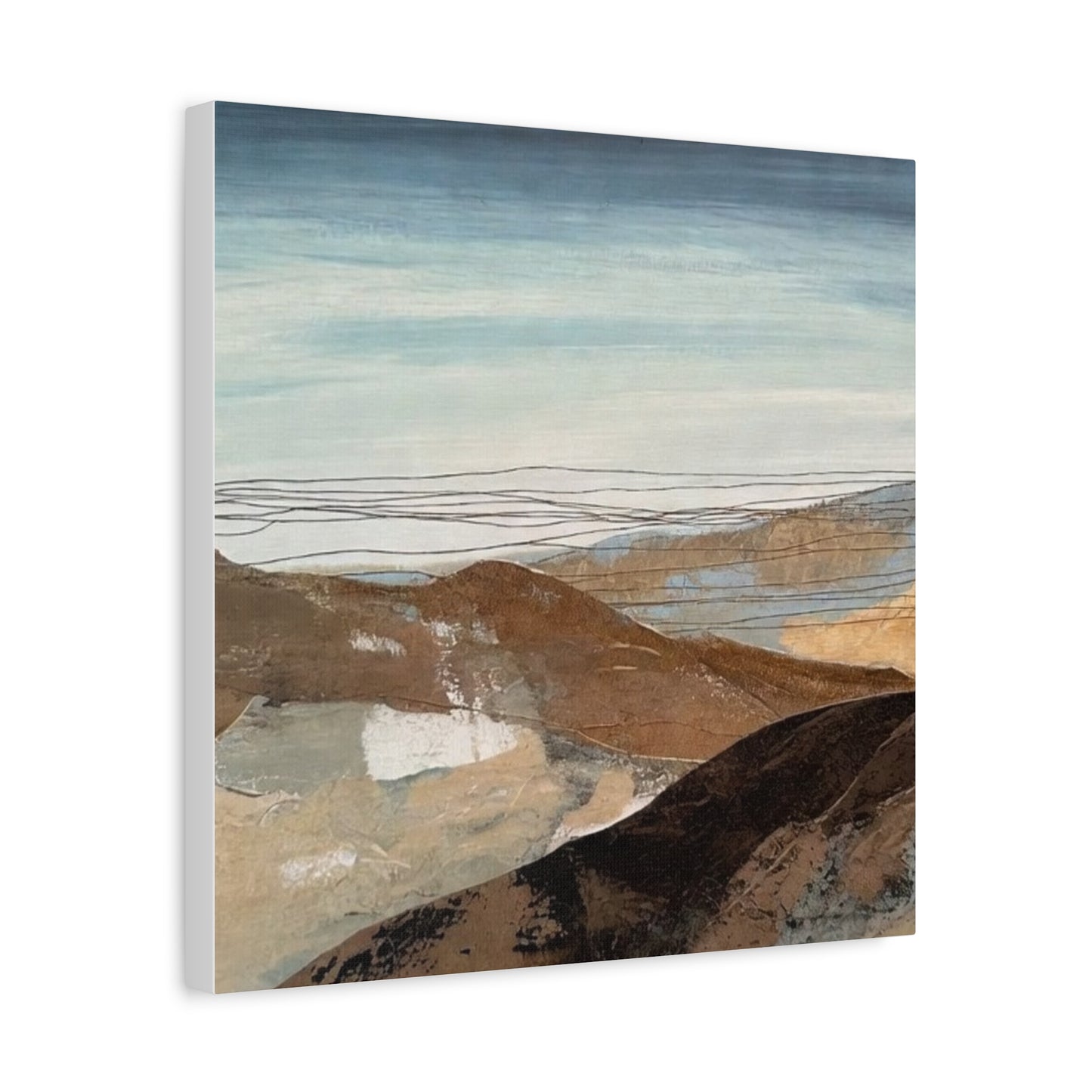 Abstract Landscape Matte Canvas Wall Art — Stretched 1.25"