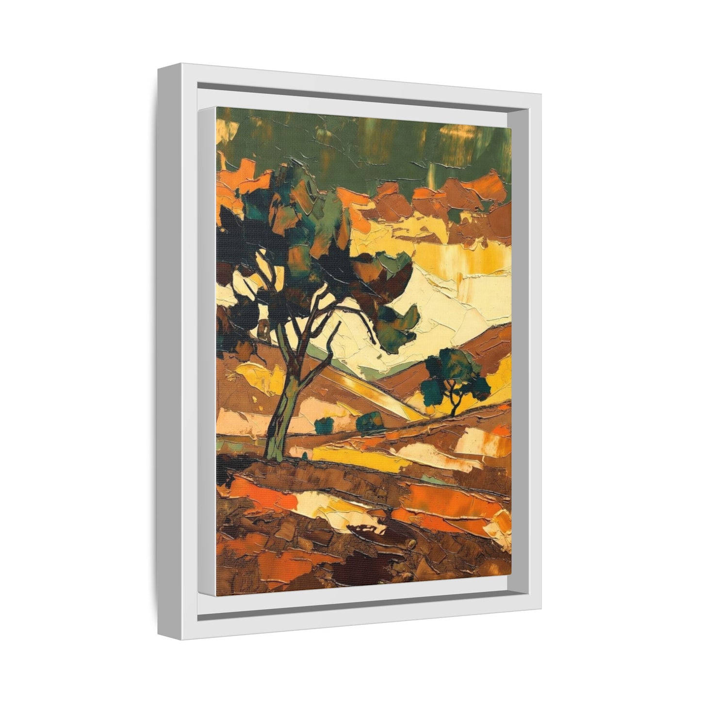 Framed Matte Canvas Landscape Art Print