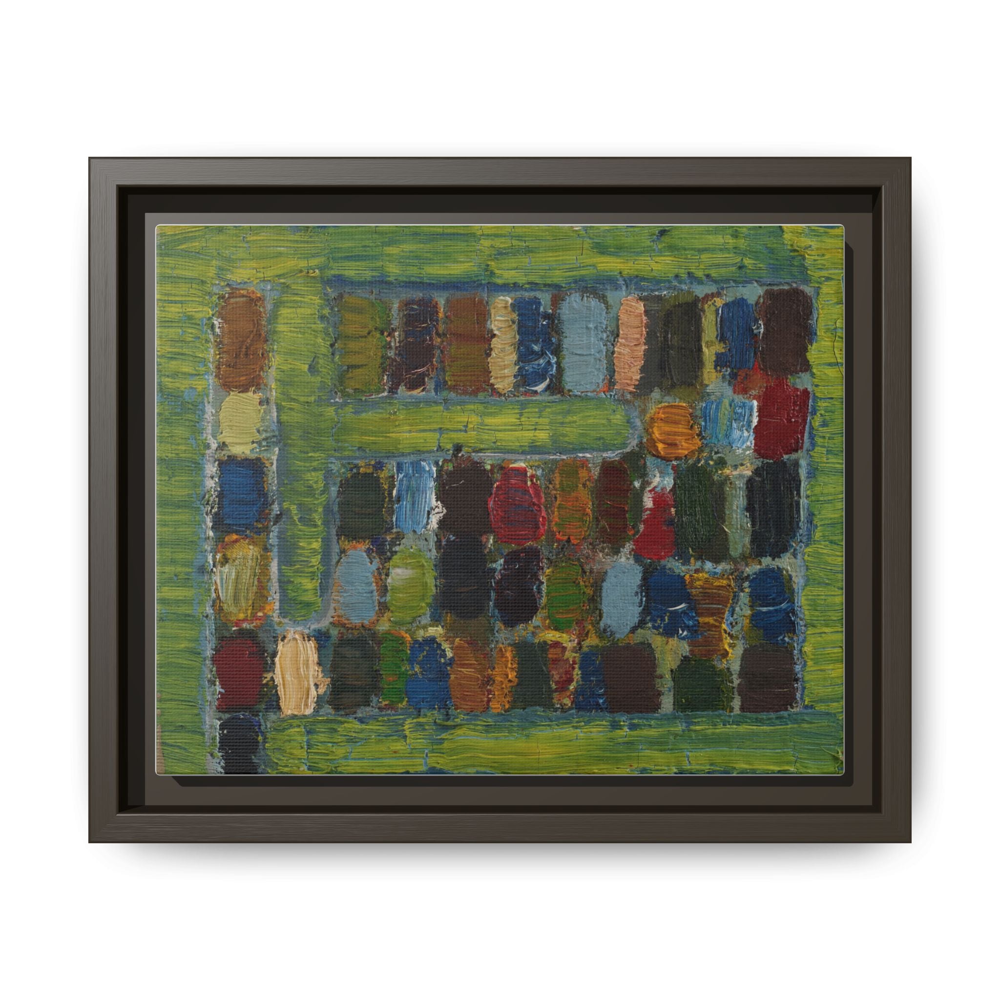 JMC-1970-3 by Jean-Michel Coulon Matte Canvas Framed Wall Art Print