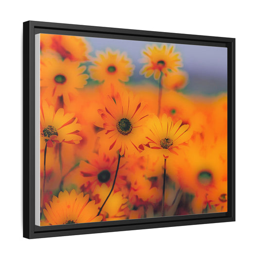 Bee Garden by Norman Barrett Framed Matte Canvas Wall Art Print